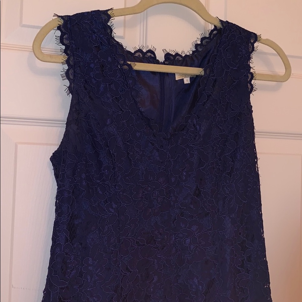 Shoshanna Blue Lace Dress - Picture 3 of 5